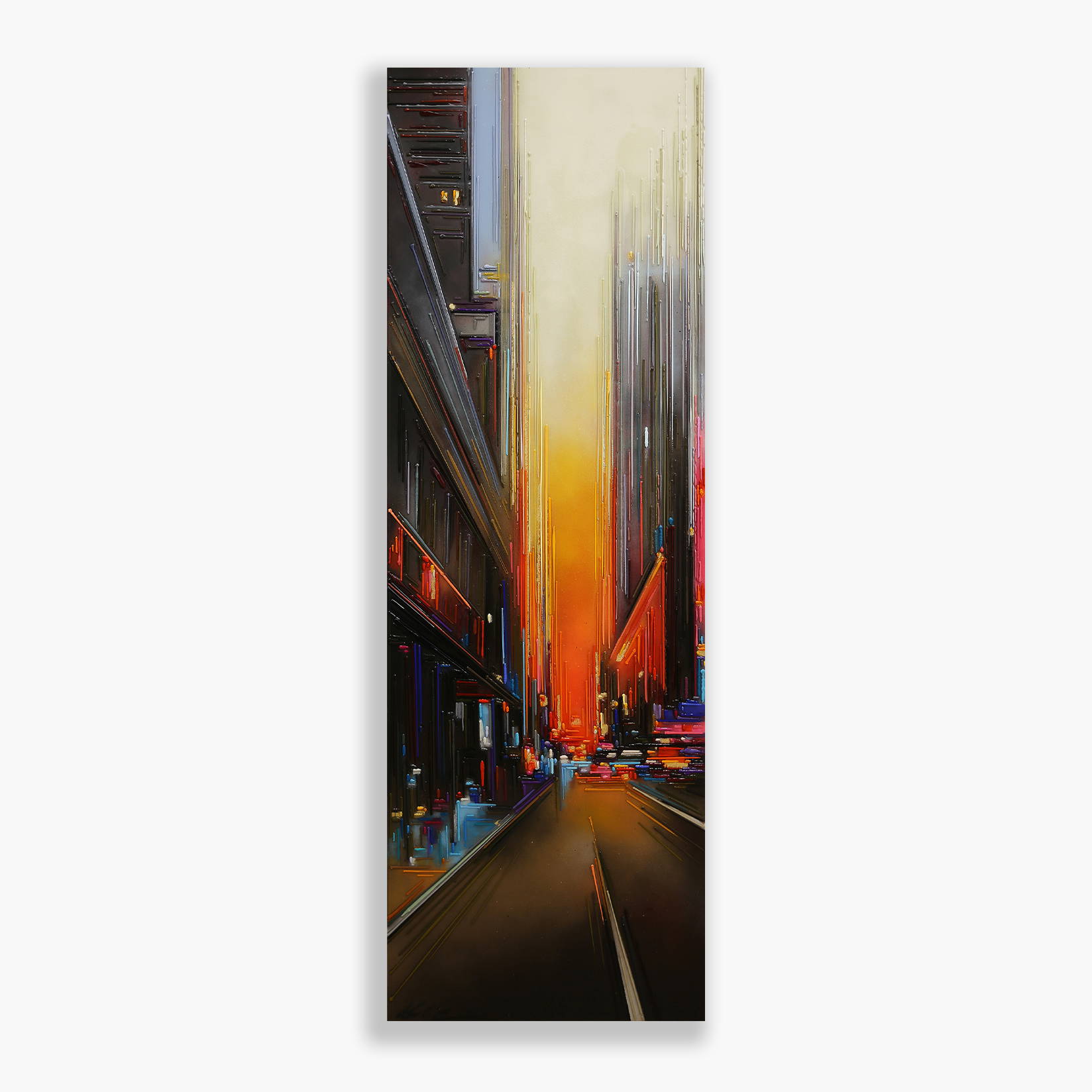 N°31 Ciel de feu 40x120 cm