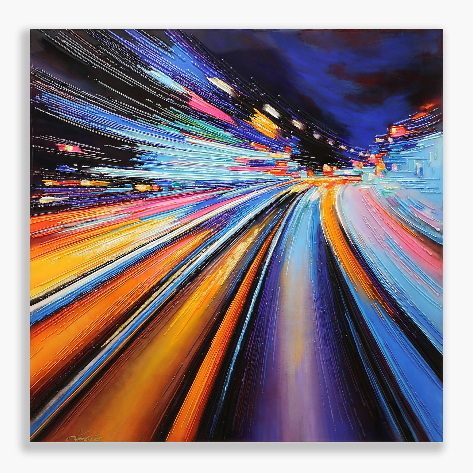 N°33 Speed 80x80 cm ,,