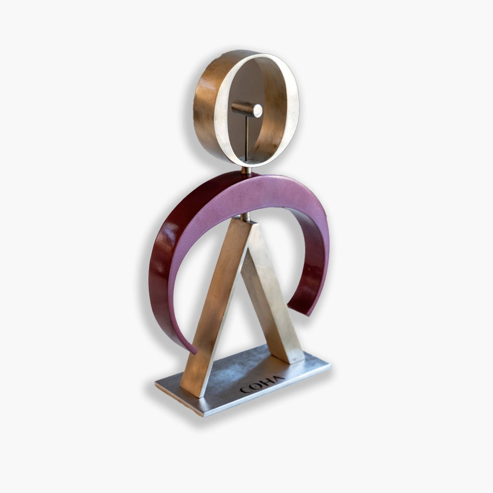 sculpture bronze cusi 40 violet